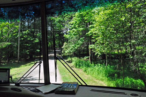 roads entering East Lake Campground